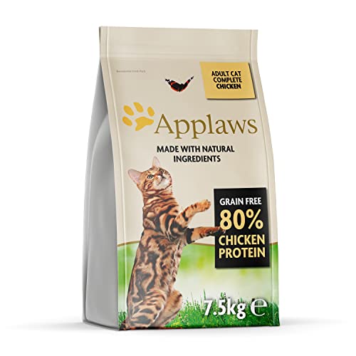 Applaws getreidefreies Katzentrockenfutter mit Huhn für ausgewachsene und reife Katzen, natürlich und...