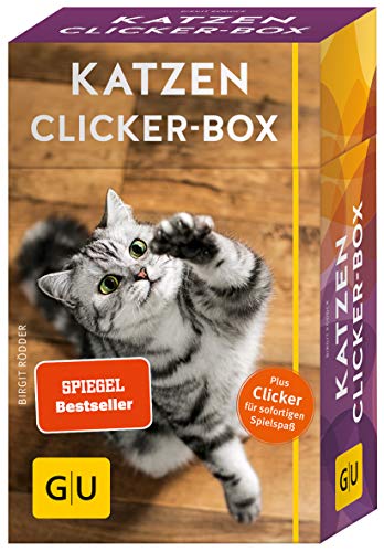 Katzen Clicker-Box gelb 12 x 3,5 cm: Plus Clicker für sofortigen Spielspaß (GU Tier-Box)