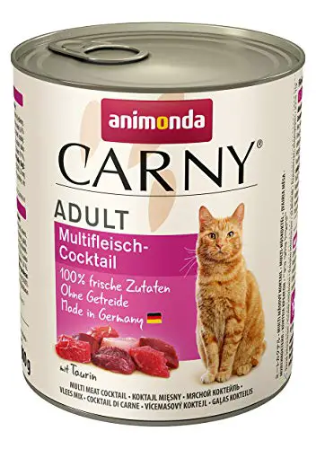 animonda Carny Adult Katzenfutter, Nassfutter für ausgewachsene Katzen, Multifleisch-Cocktail, 6 x 800 g